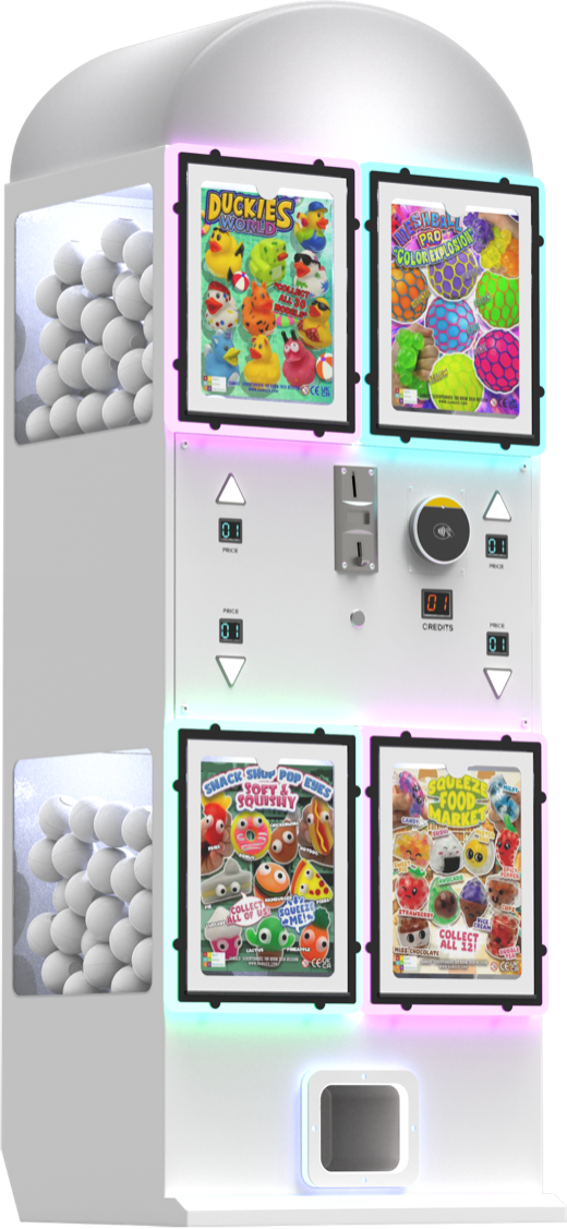 Witte Smart Capsule Machine van MALOU Vending